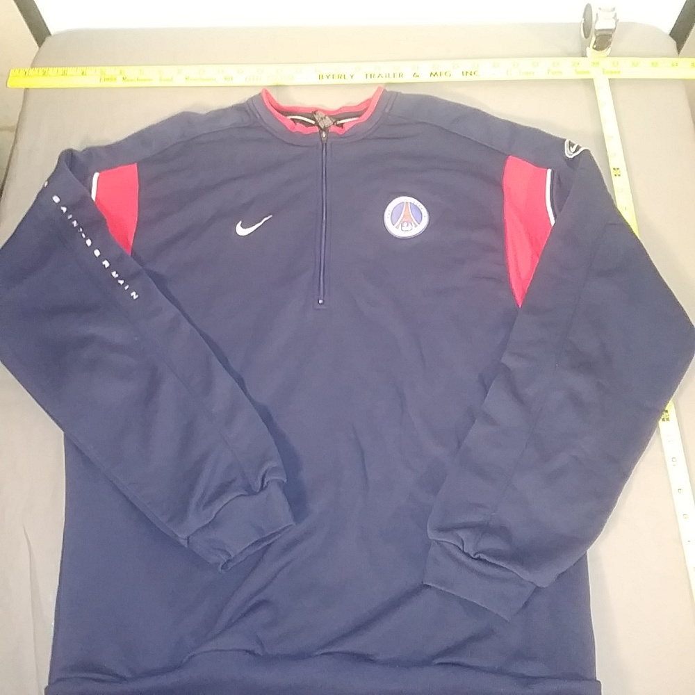 NIKE PULL OVER POLO 1970 PARIS SAINT GERMAIN #1 - Picture 4 of 6